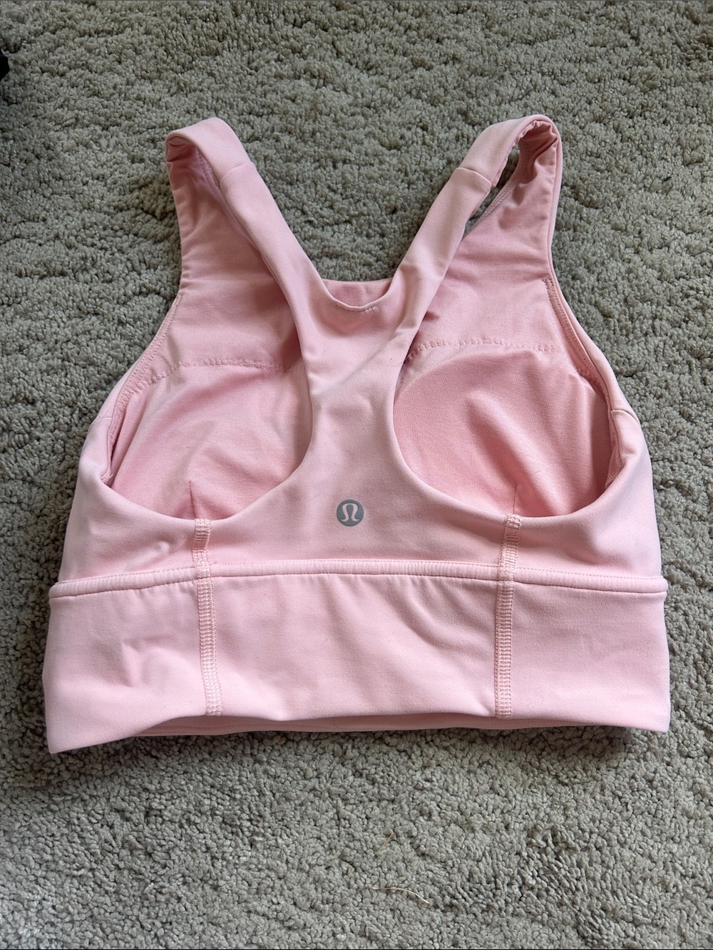 Lululemon Pink Racerback Sports Bra